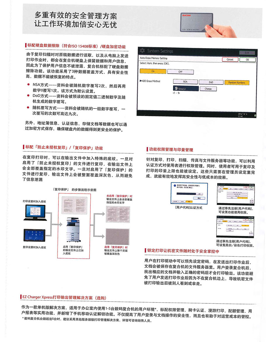 彩色数码复合机 理光C3004SP