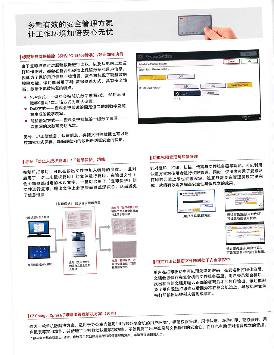 彩色数码复合机 理光C6004SP